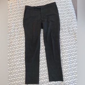 men’s black plaid pant